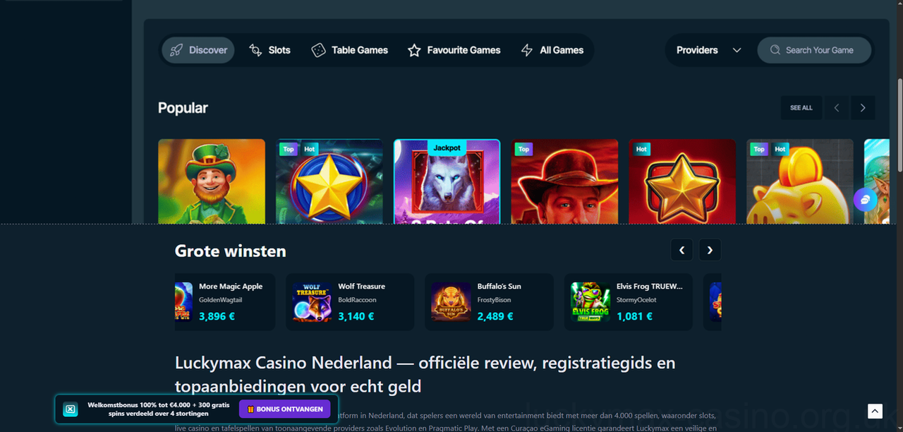 Luckymax Casino Casino